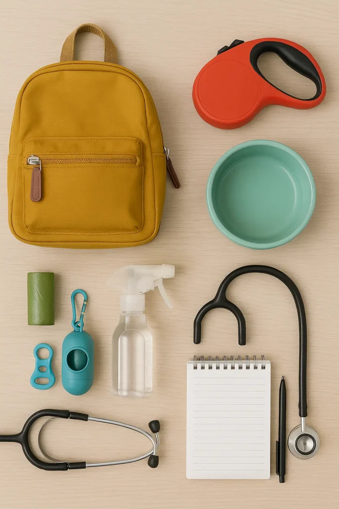 equipamentos necessários para se tornar um pet sitter profissional